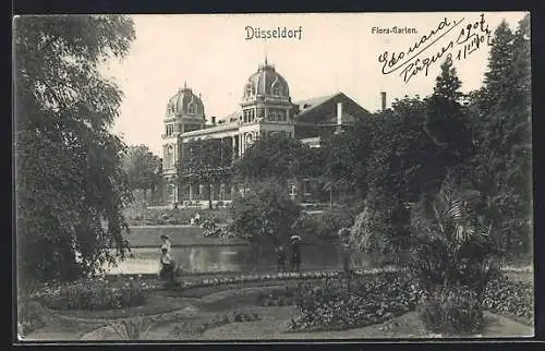 AK Düsseldorf, Flora-Garten