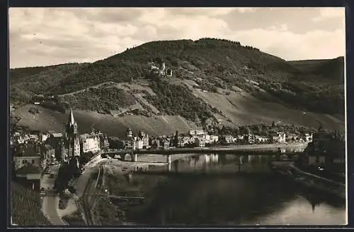 AK Bernkastel a. d. Mosel, Ortsansicht aus der Vogelschau