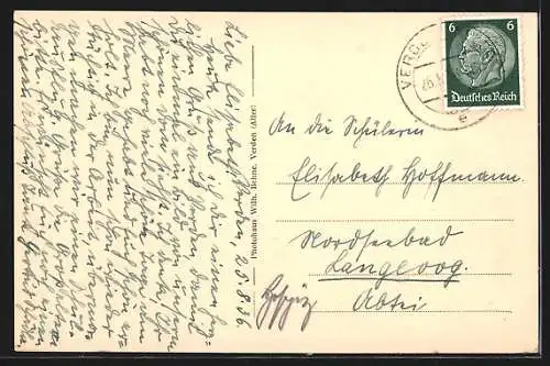 AK Verden / Aller, Partie am Dom