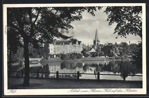 AK Kiel, Blick vom Kleinen Kiel auf das Kütertor