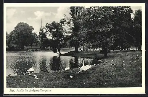 AK Kiel, Partie im Hohenzollernpark