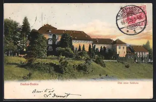 AK Baden-Baden, das neue Schloss