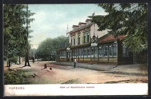 AK Harburg, Hotel zur Majestätischen Aussicht