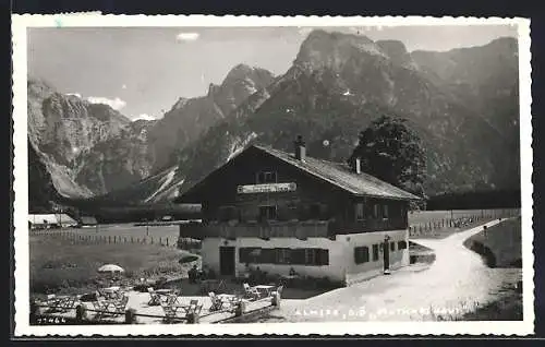 AK Grünau im Almtal, Gasthof Deutsches Haus