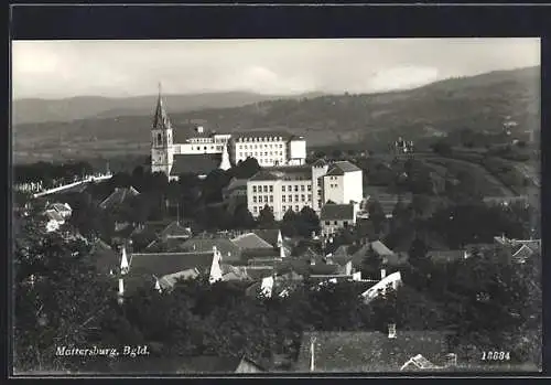 AK Mattersburg /Bgld., Panoramablick auf den Ort und ins Land