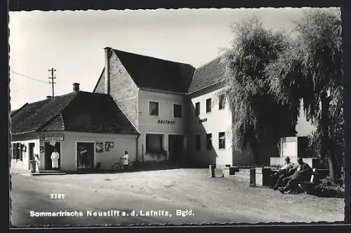 AK Neustift a. d. Lafnitz, Gasthof Roller und Kaufhaus Wappel