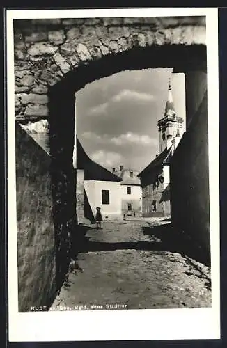 AK Rust, Blick durch das alte Stadttor