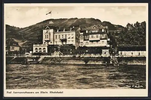 AK Bad Assmannshausen am Rhein, Rheinhotel