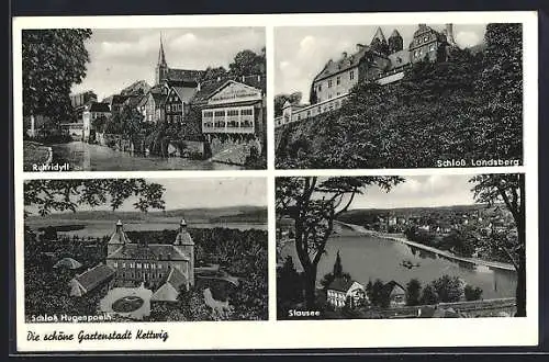 AK Kettwig, Schloss Hugenpoeth, Schloss Landsberg, Stausee