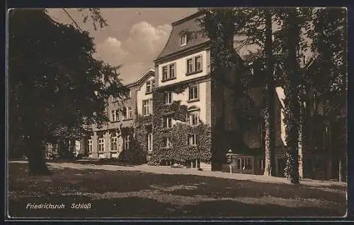 AK Friedrichsruh, Blick zum Schloss