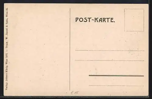 AK Wien-Alt-Ottakring, Strassenpartie aus dem Jahre 1890