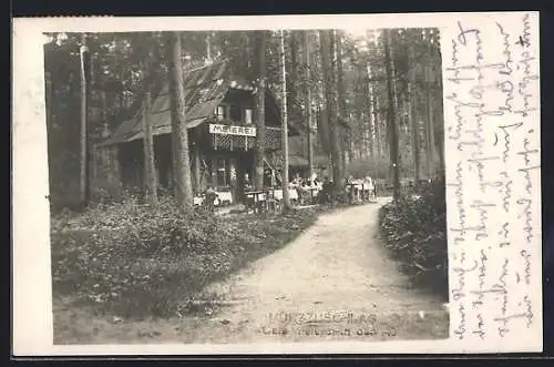 AK Mürzzuschlag, Café und Meierei im Wald