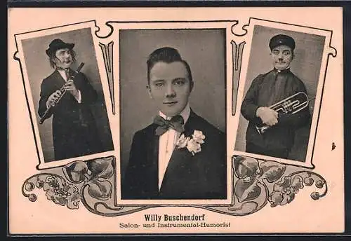 AK Willy Buschendorf, Salon- und Instrumental-Humorist