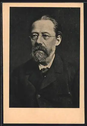 AK Komponist Bedrich Smetana mit Brille