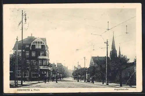 AK Homberg a. Rhein, Geschäft von A. Groterhorst in der Augustastrasse