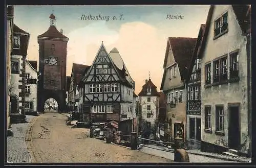 AK Rothenburg / o. T., Plönlein