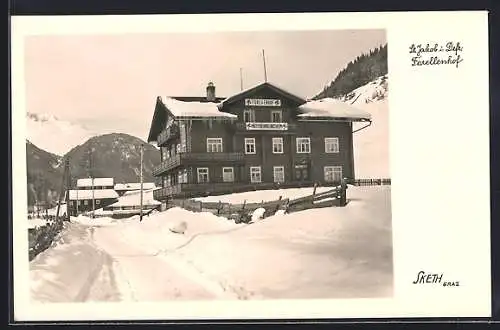AK St. Jakob in Defereggen, Hotel Forellenhof im Schnee