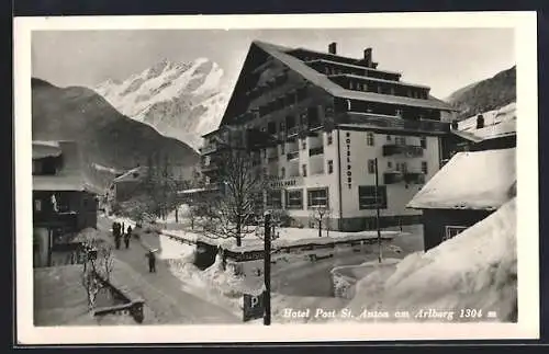 AK St. Anton, das Hotel Post am Arlberg