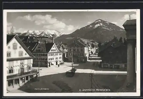 AK Dornbirn, Partie am Marktplatz