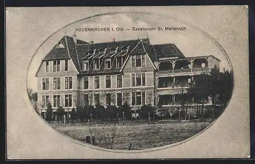 AK Neuenkirchen / Oldbg., Sanatorium St. Marienstift