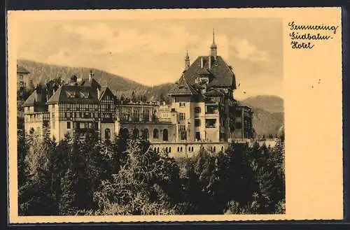 AK Semmering, Blick auf das Südbahn-Hotel