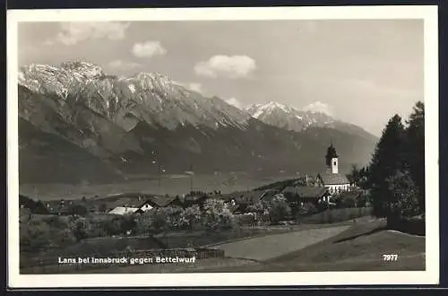 AK Lans bei Innsbruck, Ortsansicht gegen Bettelwurf