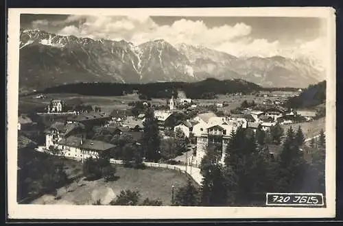 AK Igls, Ortsansicht vom Berg aus