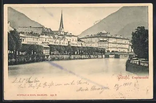 AK Ischl, Teilansicht von der Esplanade