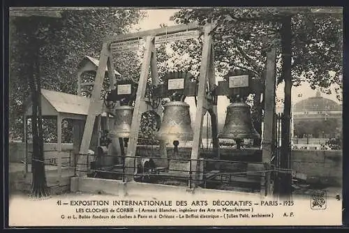 AK Paris, Exposition des Arts décoratifs 1925, Les Cloches de Corbie