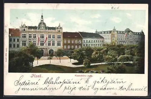 AK Pilsen, Blick auf die Kopezky-Promenade