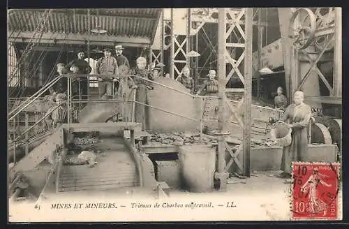 AK Bethune, Puits no. 8 de la Compagnie des Mines de Noeux, Arbeiter im Kohlekraftwerk