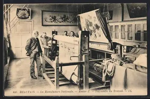 AK Beauvais, La Manufacture Nationale, Atelier C. Inspection du Travail, Innenansicht