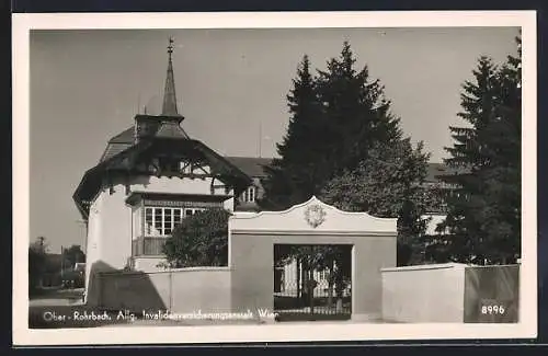 AK Ober-Rohrbach, Allg. Invalidenversicherungsanstalt Wien