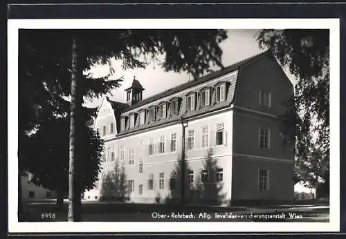 AK Ober-Rohrbach, Allg. Invalidenversicherungsanstalt Wien