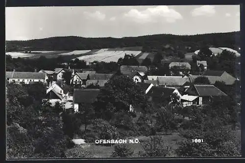 AK Lanzenkirchen, Ofenbach aus der Vogelschau