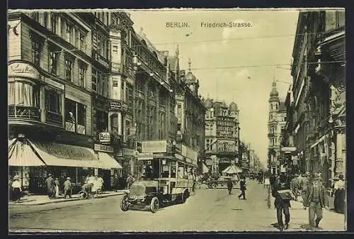 AK Berlin, Friedrichstrasse Ecke Französische Strasse