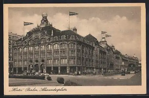 AK Berlin, Herti Kaufhaus, Alexanderplatz