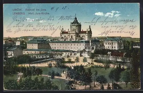 AK Lemberg, Blick zur Heil. Jura-Kirche