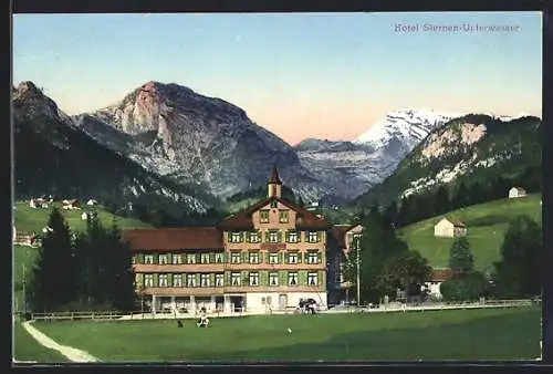 AK Alt St. Johann, Hotel Sternen-Unterwasser