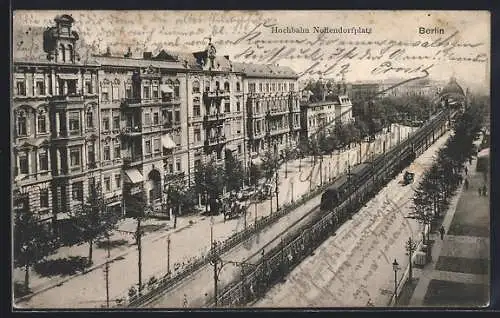 AK Berlin-Schöneberg, Kleiststrasse mit U-Bahn