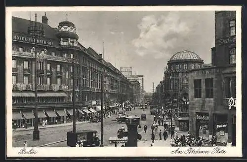 AK Berlin-Tiergarten, Hotel Fürstenhof am Potsdamer Platz