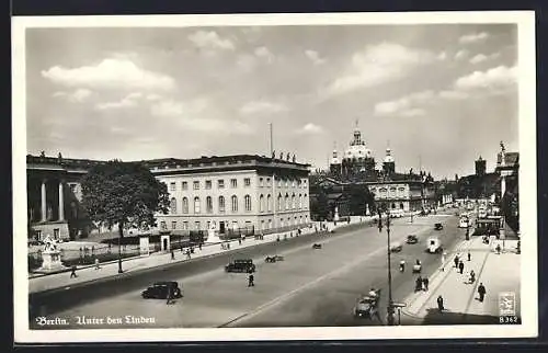 AK Berlin, Universität in der Strasse Unter den Linden