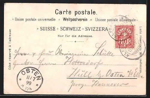 Künstler-AK C. Steinmann unsign. Nr. 2000: Pilatus-Kulm, Hotel Pilatus-Kulm