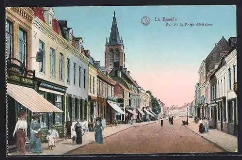 AK La Bassée, Rue de la Porte d`Estaires