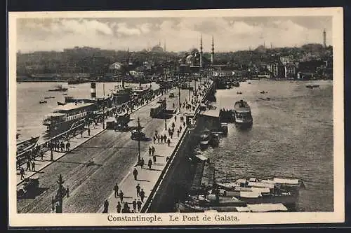 AK Constantinople, Le Pont de Galata