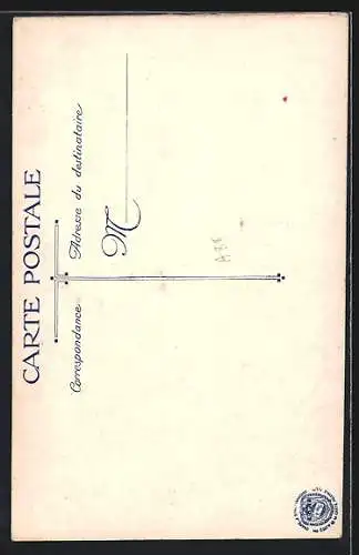 Künstler-AK Heerführer de Caselnau in Uniform