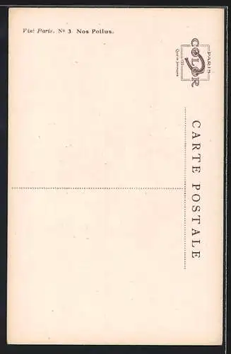 Künstler-AK Em. Dupuis: Nos Poilus, en Argonne 1915, Dragoner mit Raupenhelm