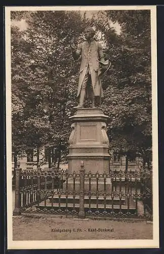 AK Königsberg i. Pr., Kant-Denkmal