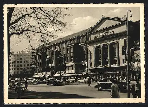 AK Berlin-Charlottenburg, Kurfürstendamm mit Haus Wien