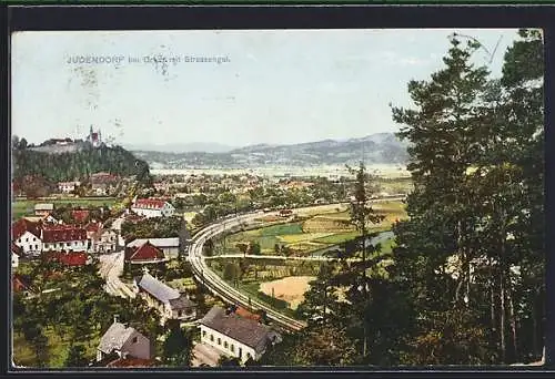 AK Judendorf-Strassengel, Blick auf die Ortschaft